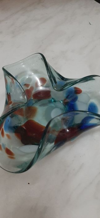 Пепельница( цветное стекло) чехия.