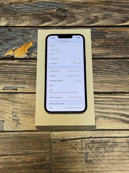 iPhone 13 Green - Ca Nou, 512GB, Baterie 100%