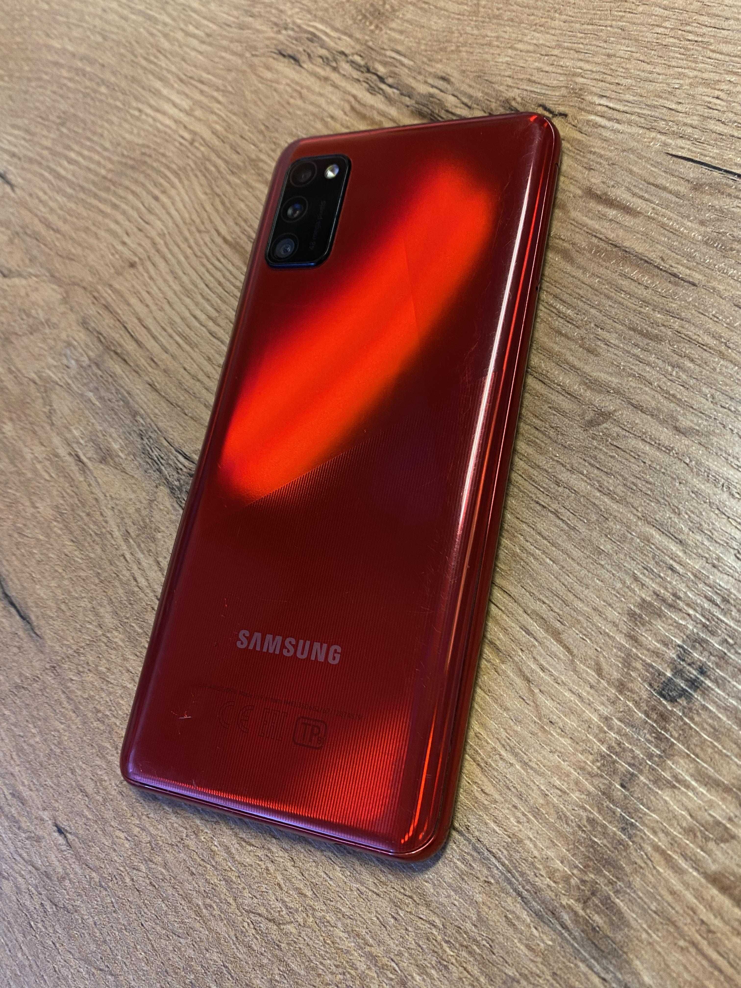 Samsung A41 BlackBlue  sau Red la cutie impecabile + Husa