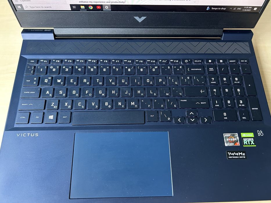 HP Victus 16,1 Ryzen 7 5800H  16 Ram