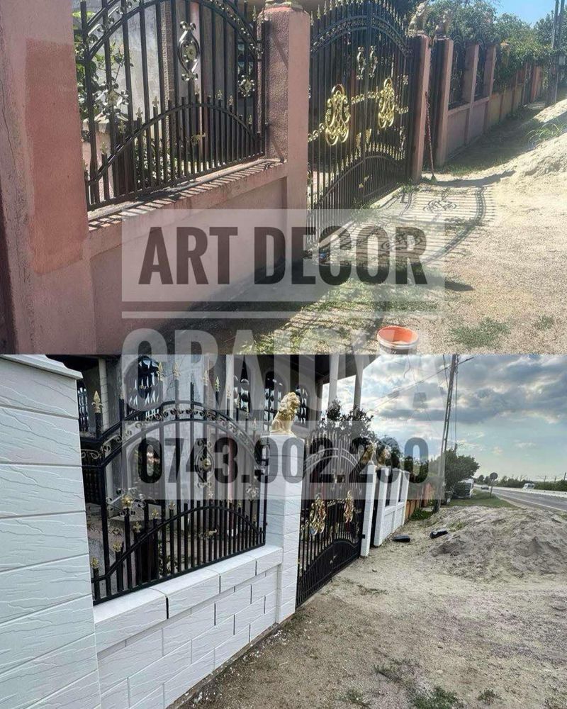 Piatra decorativa / placi decorative,coame gard,capace gard,diverse