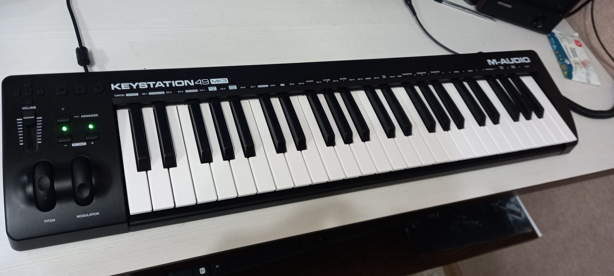 Миди клавиатура M-Audio keystation 49 mk3