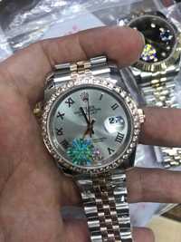 Rolex Datejust 36MM Diamond Silver Rose 14