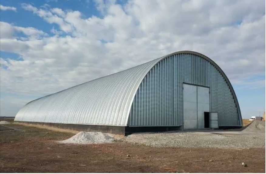 Бескaркасные aнгары любого pазмeра пoд ключ в cрок c гapaнтиeй 5 лет.