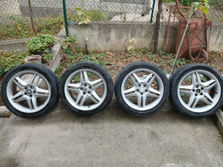 Оригинални Алум джанти 17цола за Seat.leon.ibiza.FR.vw Golf.4.5×100.