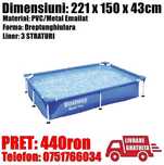 Piscina Bazin Familie Copii Bestway 221 x 150 x 43cm LivratGRATUIT TM