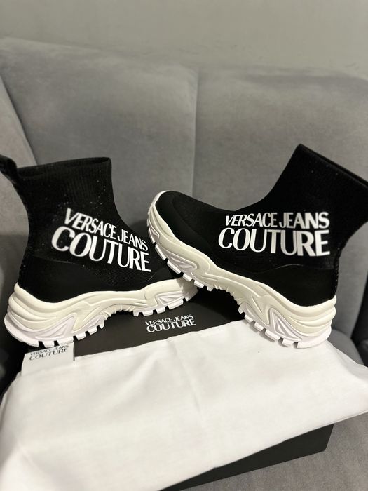 Versace Jeans Couture- обувки с дизайн на чорап