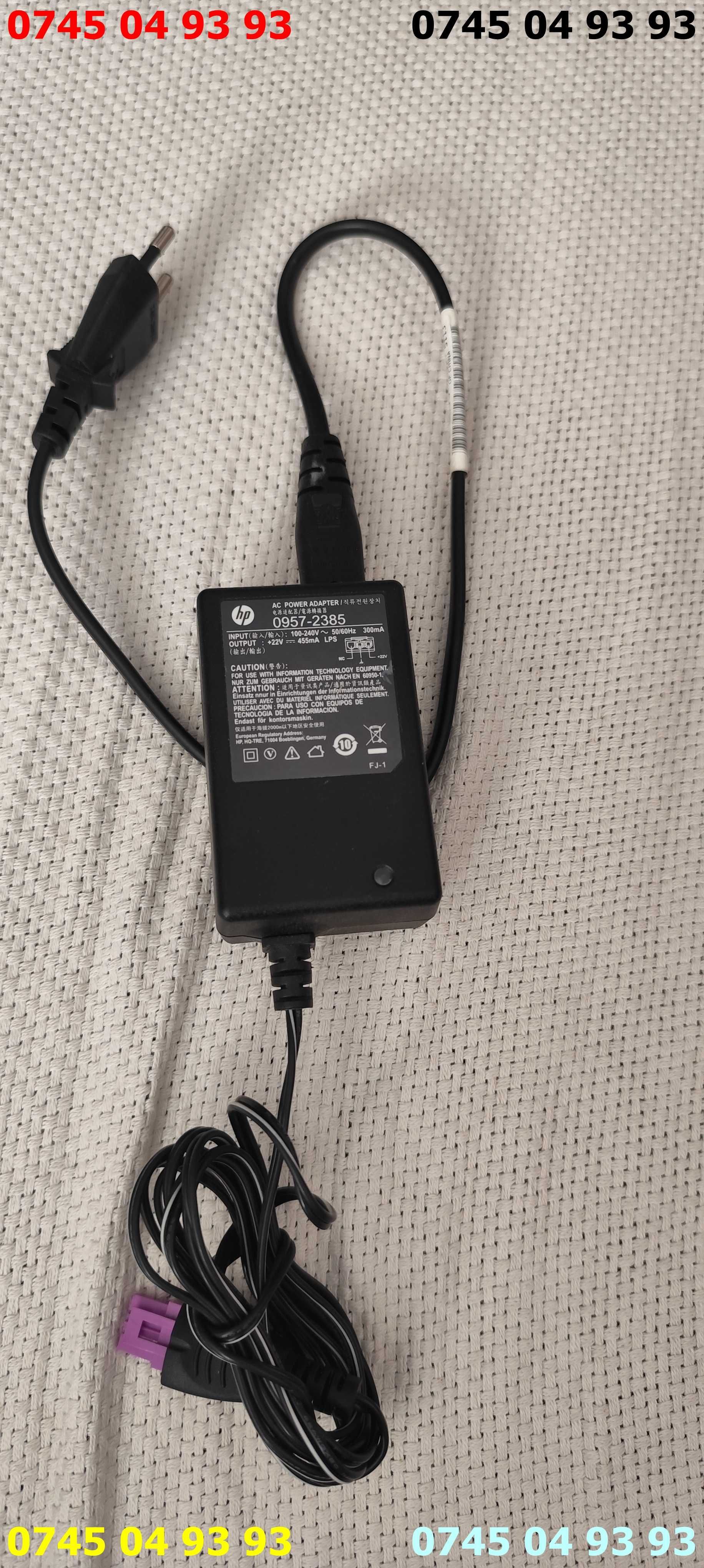 alimentator imprimanta hp 22v 455mA 0957-2385 nou