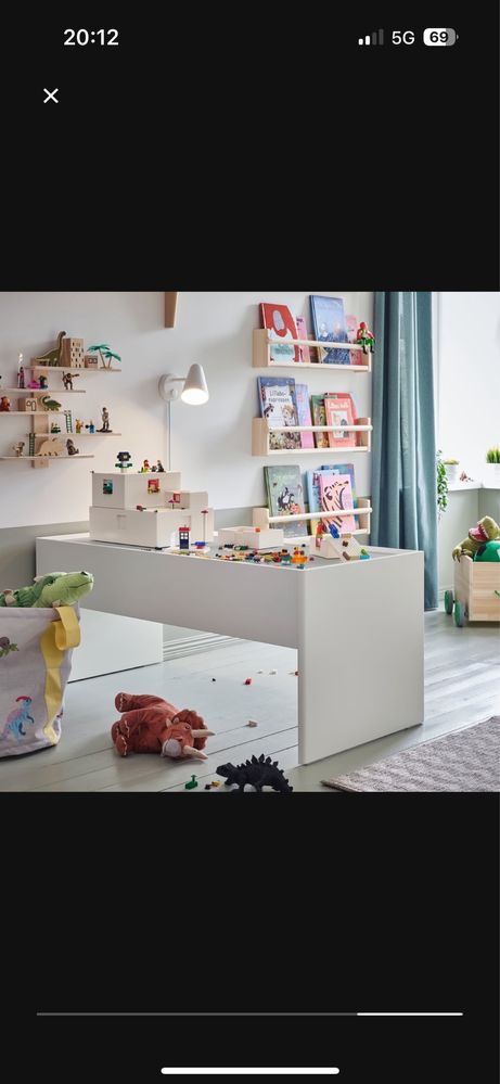 Masa copii Ikea Dundra + cadou puf