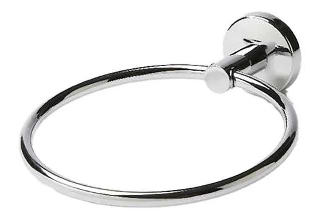 Suport prosop Ormara GOODHOME, 18.5 x 5.8 x 16.5 cm, otel, argintiu