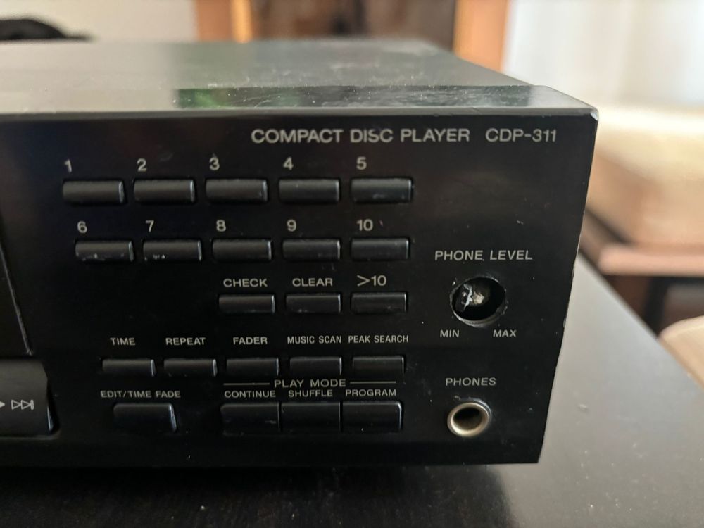 CD Player Sony CDP 311