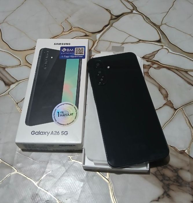 Samsung A26 5G Black 8/128GB Vetnam Orginal Yengi Tel Sotiladi.!