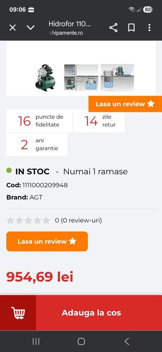Hidrofoare Metabo