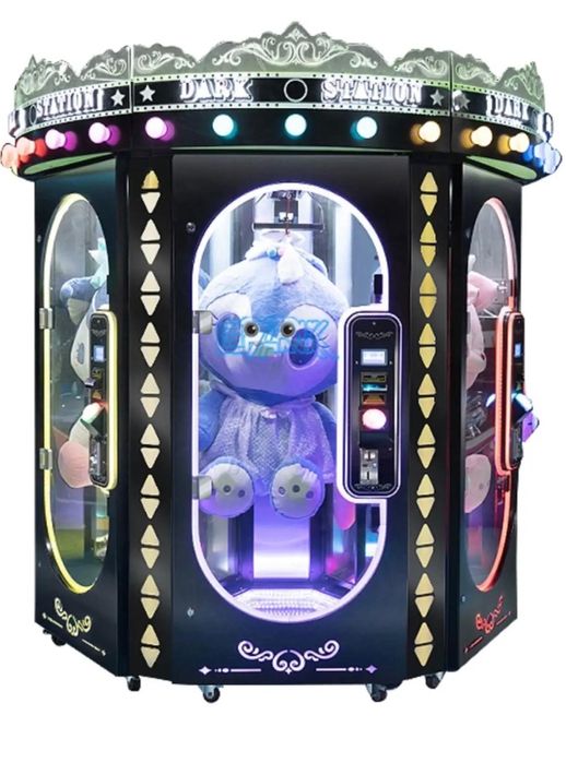 НОВА Аркадна Машина – 6-Player ThreePlus Pink Date Claw Machine
