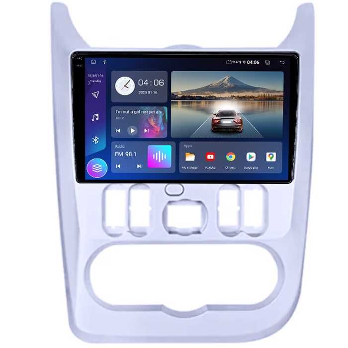 Navigatie Dacia Logan/duster 2009+ 9INCH 4GB RAM/64GB ROM, Android 14