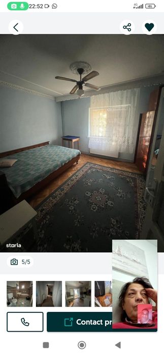 Închiriez apartament cu o cameră mobilate utilată în Galați