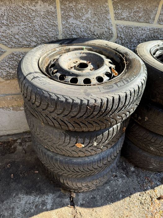 Anvelope cu Jante de Tabla Iarna 185/65/15 și 195/65/15 Michelin Iarna