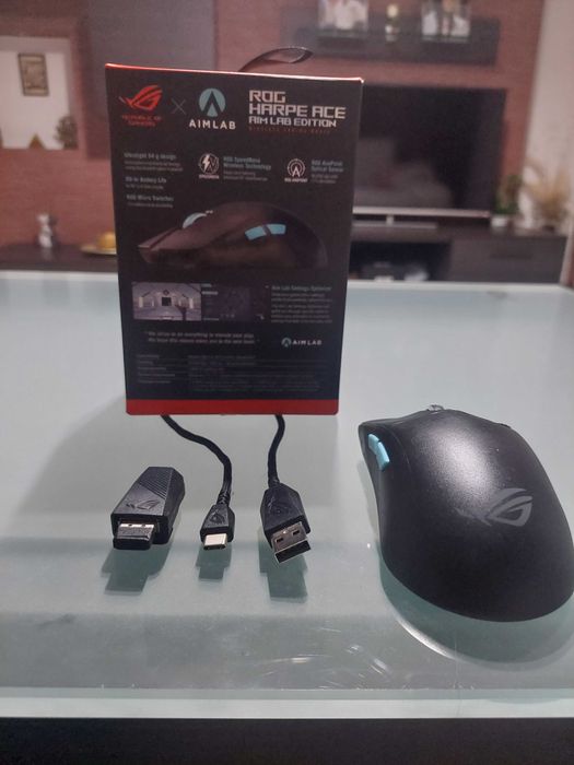 Rog Harpe Ace Aim Lab Edition Wireless Gaming Mouse