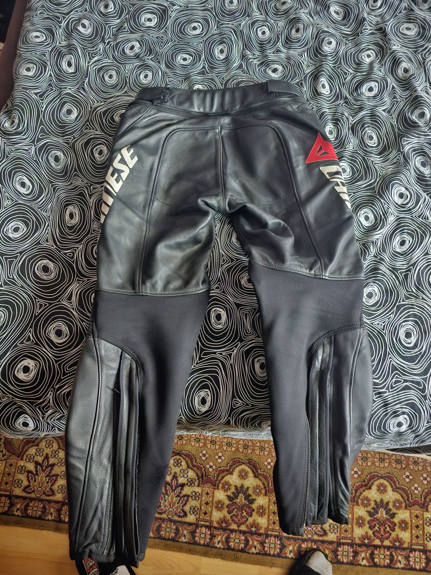 Pantaloni Moto piele Dainese Bărbați măsură 50