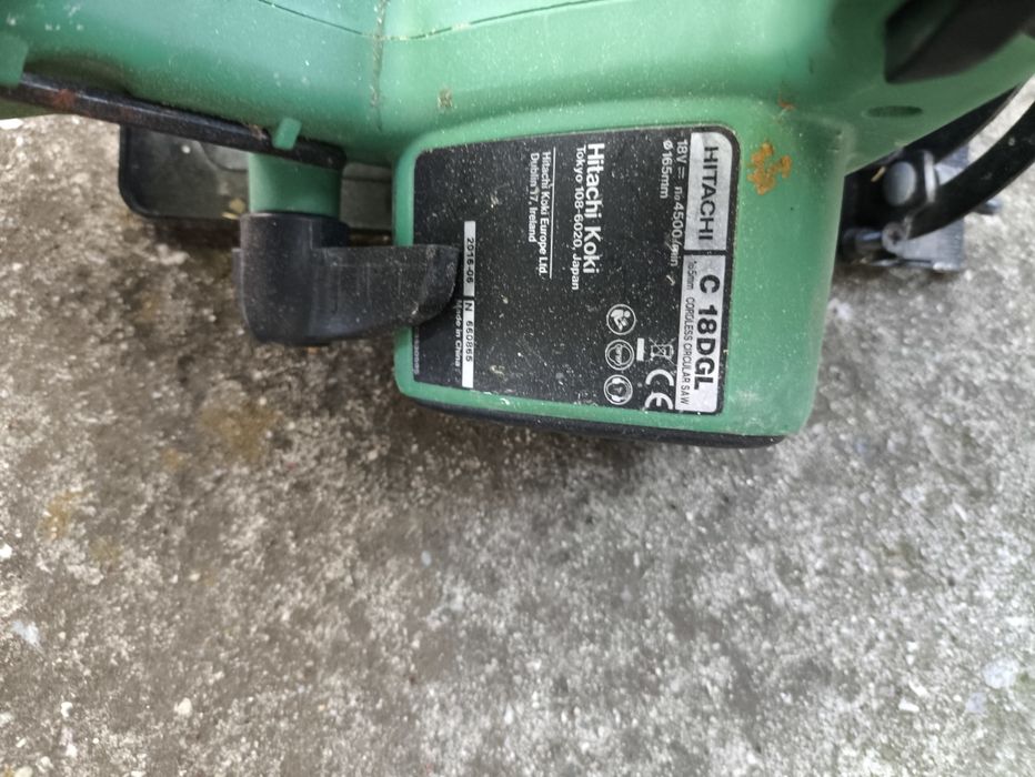 Хитачи ръчен циркуляр Акумулаторно 18в Електрическо Ренде Hitachi Saw