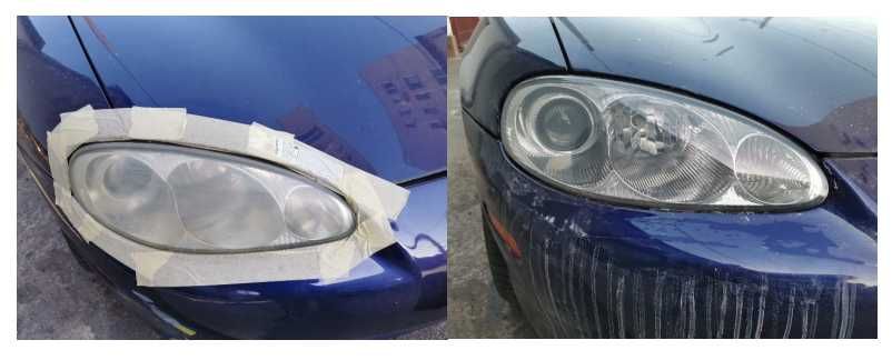 Reconditionare faruri la domiciliu