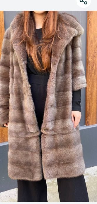 Эксклюзивные норковые шубы из дорогого меха  норки с отделкой из Собол