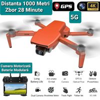 Drona profesionala 4K,cu GPS,5G,Zbor 28 min, Distanta 1000 metri ,Noua