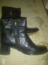 botine piele 36 redus