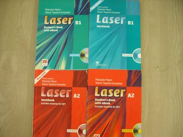 Учебници и терадки по английски Laser А2 и B1