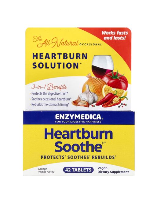 Enzymedica Heartburn Soothe – натуральное средство от изжоги