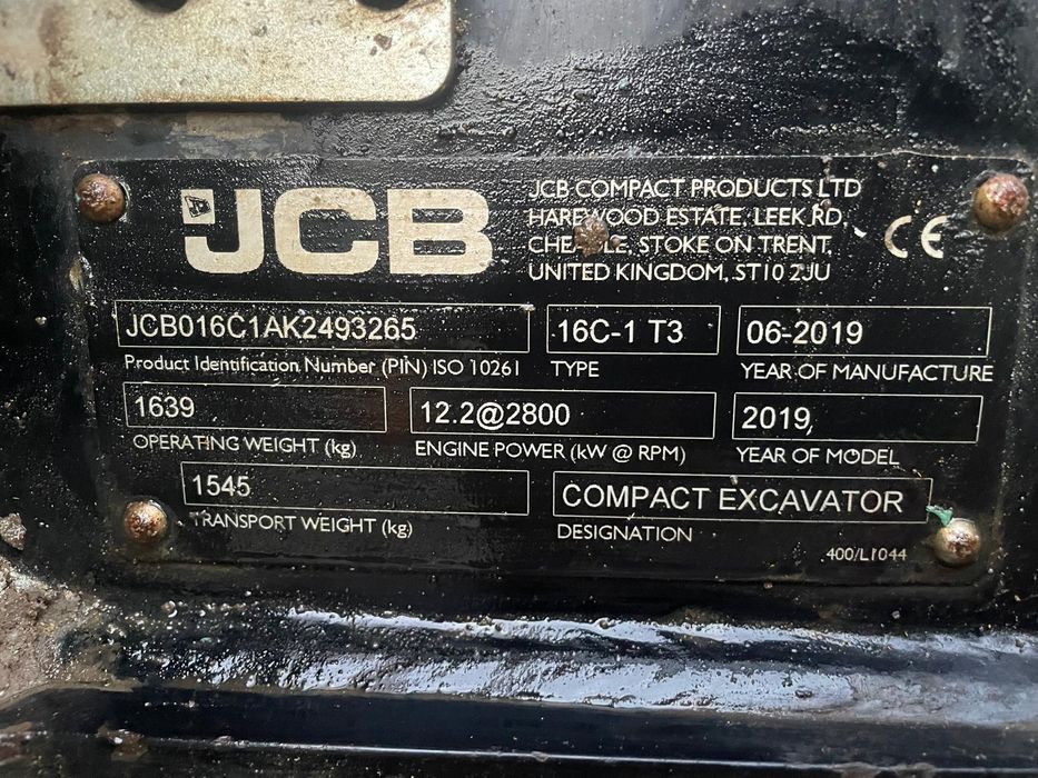 Miniexcavator JCB 16C-1
