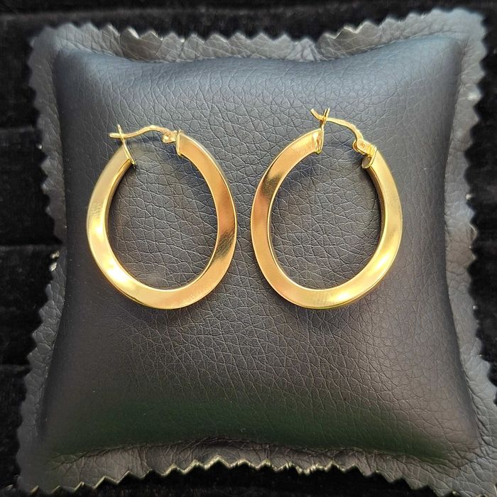 ( B31209.1 / Ag28 Doi Baieti ) Cercei Aur 14K - 3.74 grame / 1683 lei