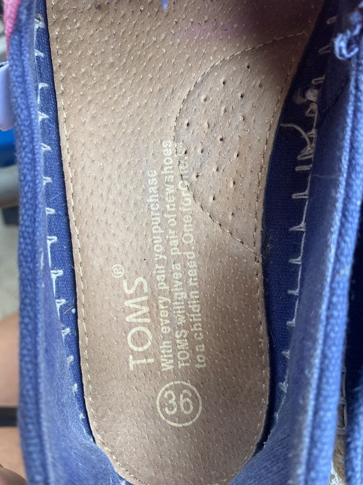 Espadrile TOMS mărime 36