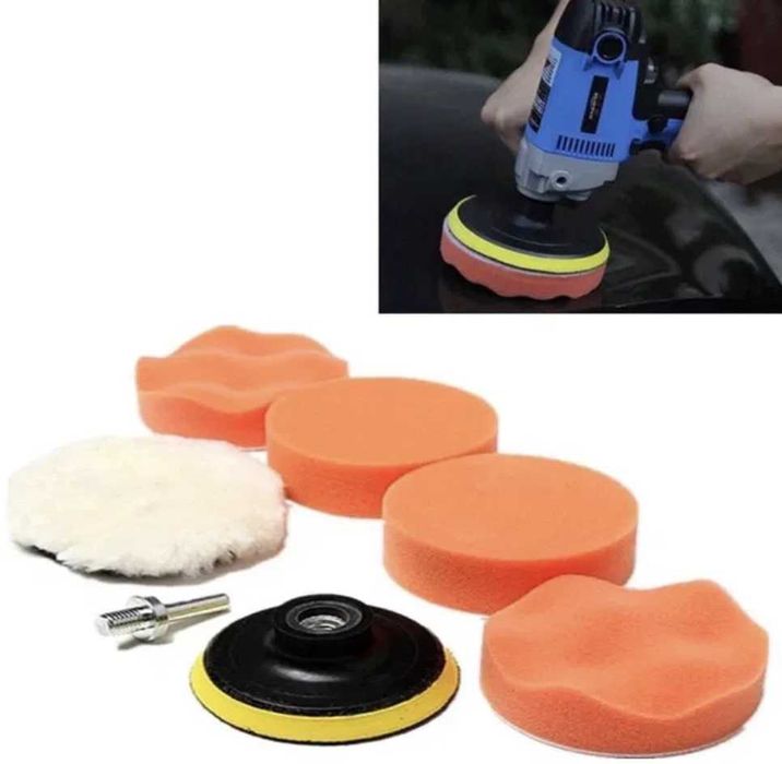 Bureti Polish 7 piese - Pentru Bormasina- Flex 80mm