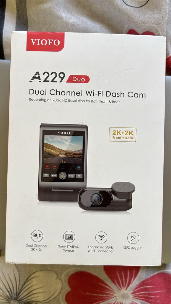 Видео регистратор Viofo A229 Dual channel