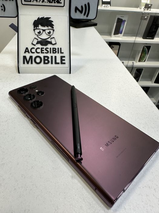 Samsung S22 ULTRA 256Gb/12Gb ram Factura+Garantie MAGAZIN.burgundi