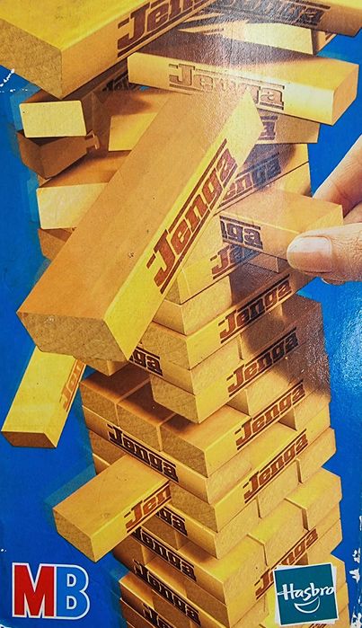 Jenga Clasic Original Hasbro 54 blocuri de lemn