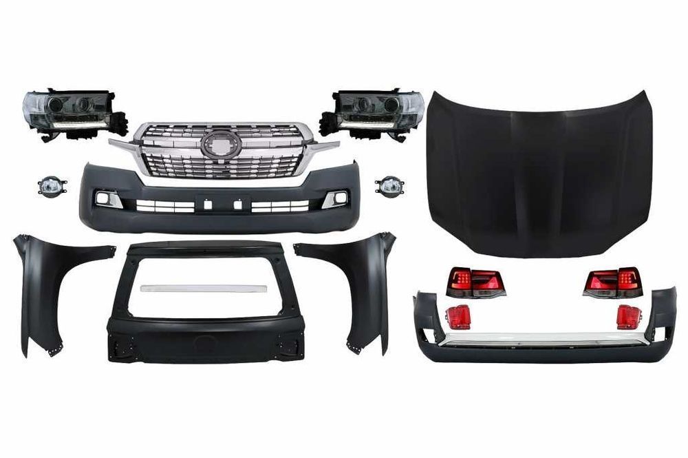 Pachet Kit Facelift TOYOTA Land Cruiser J200 2008+ Look 2018-Up LC200