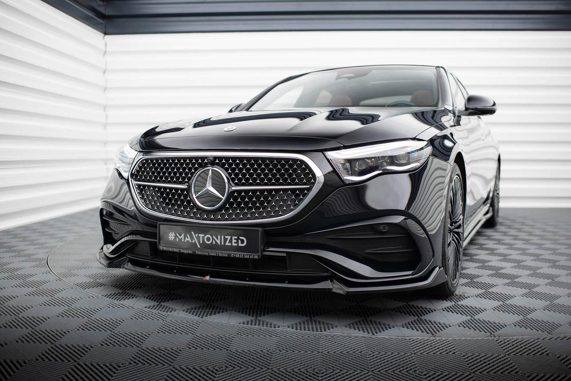 Спойлер за предна броня maxton design за mercedes benz w214 (2023-)