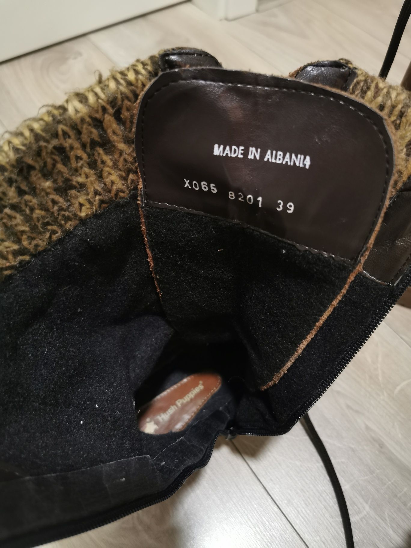 Ghete dama piele hush puppies nr 39