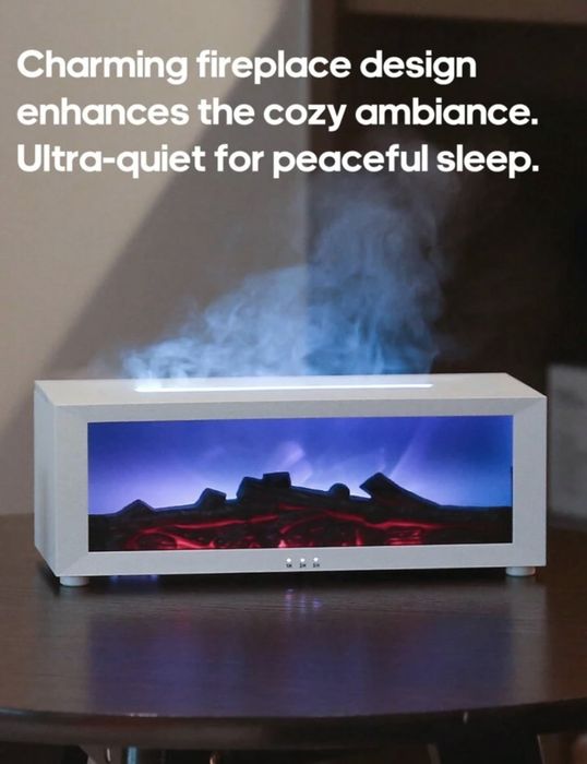 LED камина с пламък + Арома Дифузер / СПА Ефект / Уютна Атмосфера