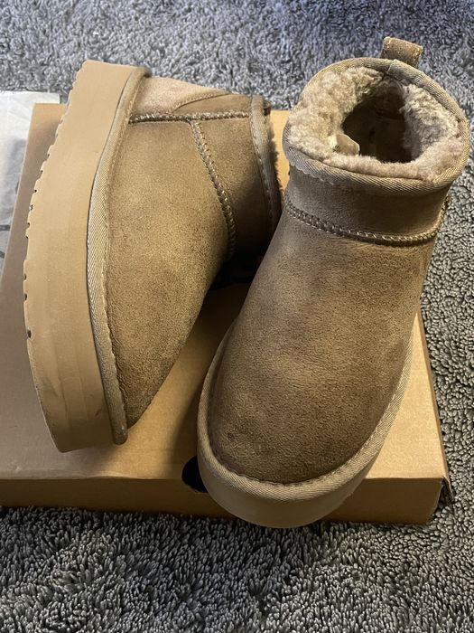 UGG mini cu platforma
