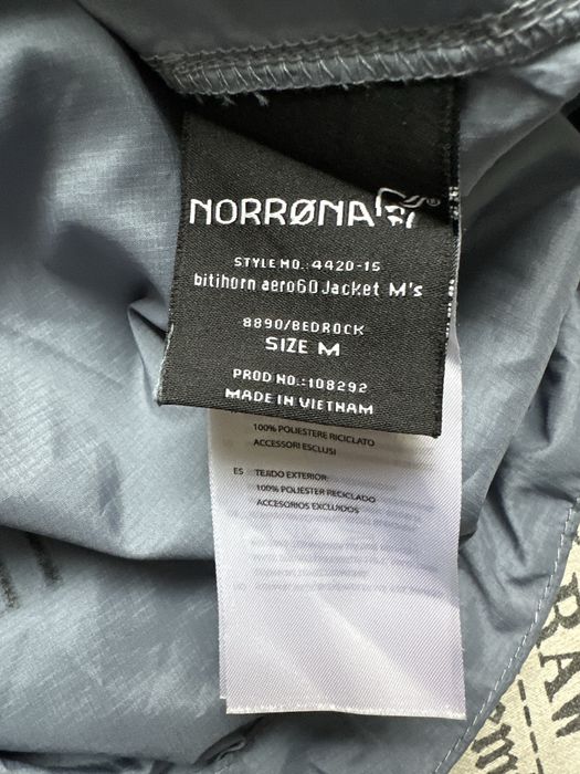 Norrona Bitihorn Aero 60 original горнище ветровка яке.M