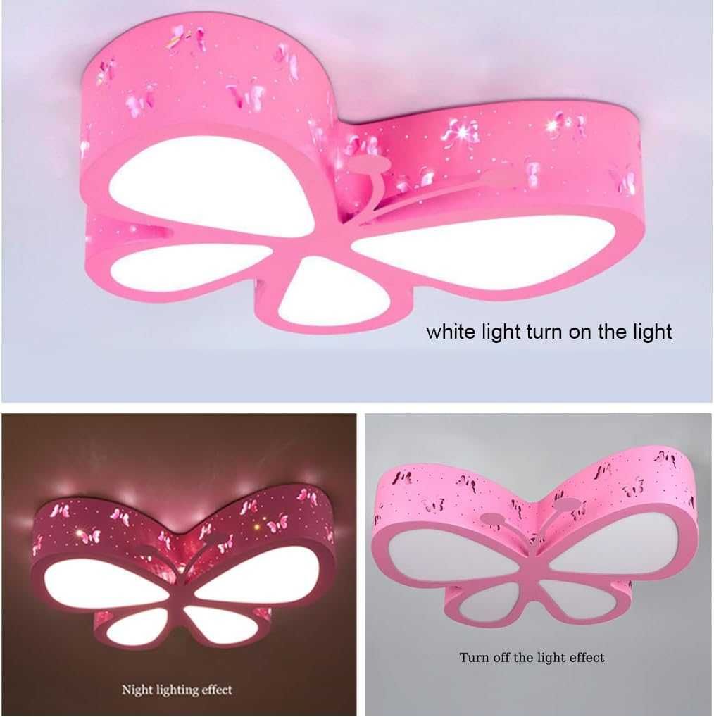 Модерна 3D детска лампа Пеперуда, лед LED за момичета. Намалена!!!