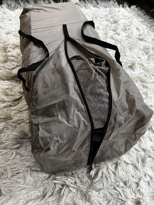 Бебешка кошара CANGAROO на 2 нива HUG ONE TOUCH+ матрак мемори пяна