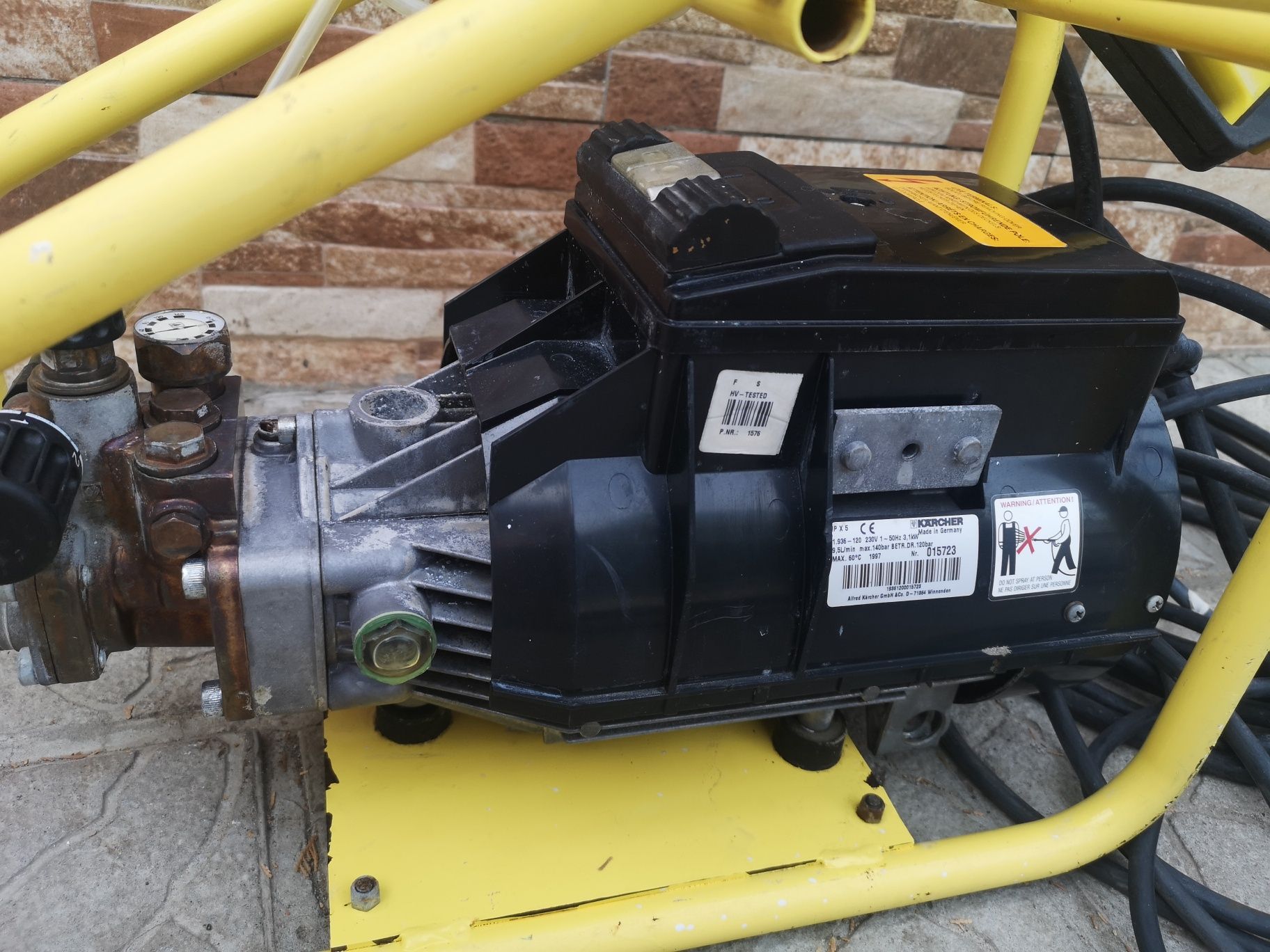 Водоструйка Karcher hd700 3.1kw 160bar10l /min Най Висок Клас от 220V