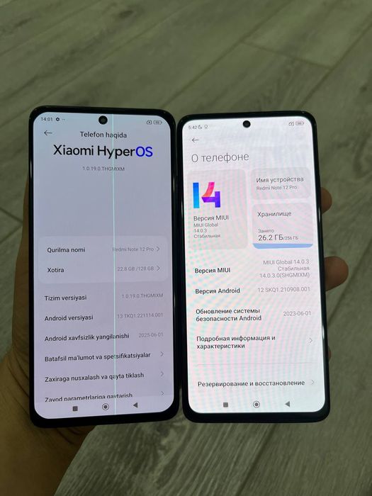Redmi not 12 pro 2 ta bor skidkada