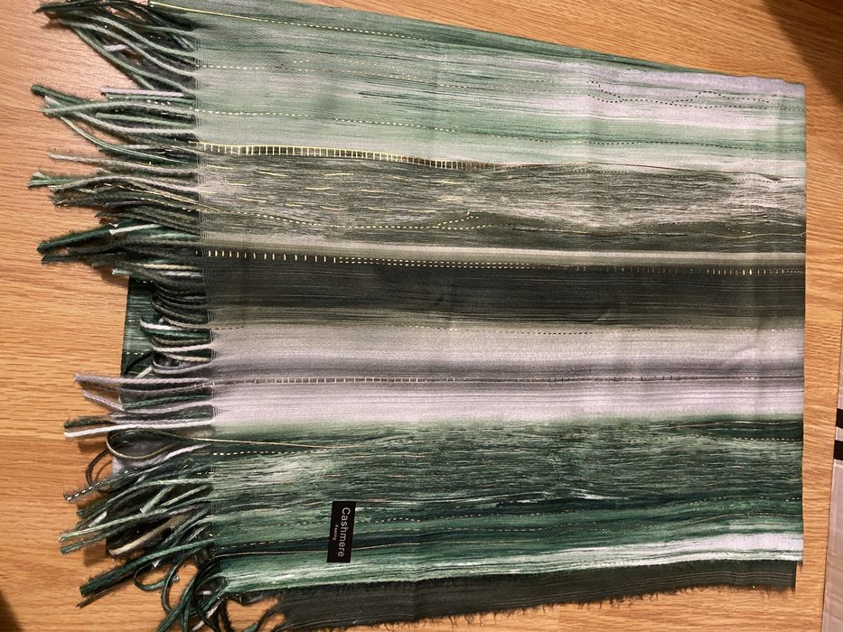 Fular verde casmir