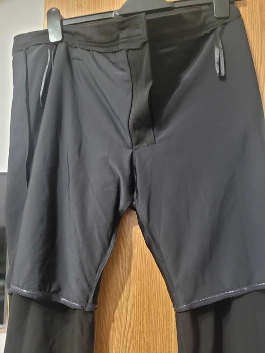 Pantaloni negri cu sort modelator integrat, noi marimea 46EU