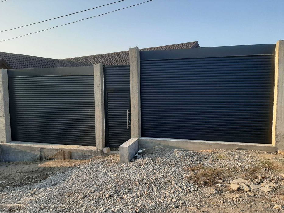 Rulouri tip usi, cu lamela 55,77 pentru garaje.